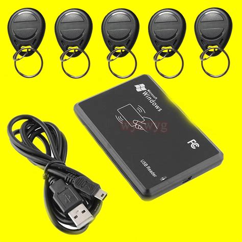Buy USB 125KHz RFID EM4305 T5567 Card Reader/Writer Copier/programmer ...