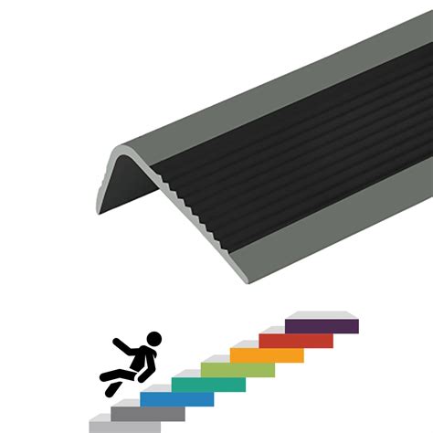 Buy Stair Nosing Protector, Step Edge Trim Strips, Rubber Stair Nosing ...