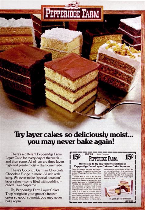 Pepperidge Farm remembers: See 50 of their classic cakes, cookies ...
