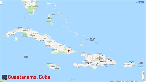 Guantanamo Map - Cuba