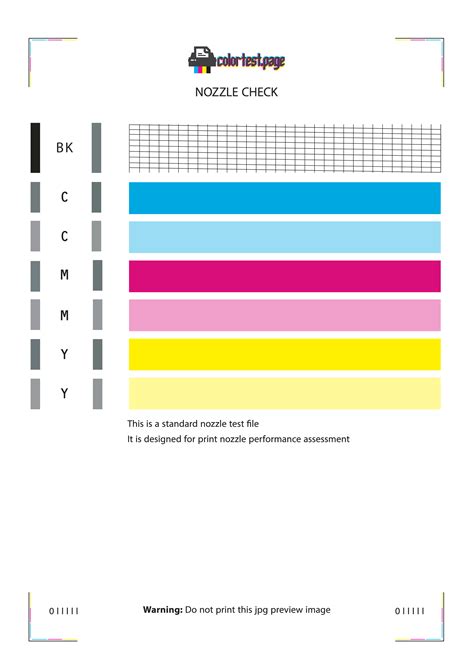 Image result for Color Printer Test Page PDF