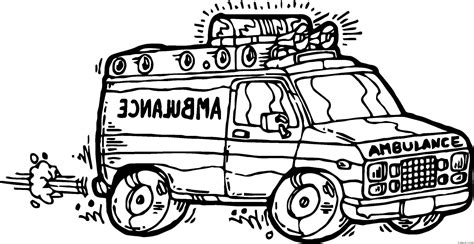 Coloring Pages Ambulance