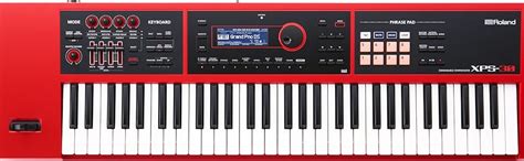 Roland XPS-30 Expandable Synthesizer Keyboard Instruments Red Color ...
