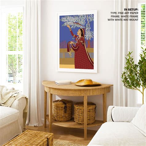 Miniature Painting of a woman Rajasthani painting: Buy Rajasthani ...