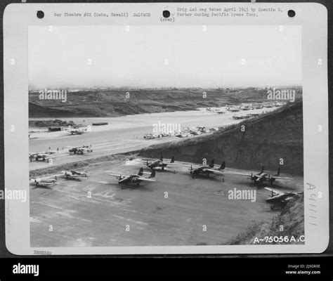 War Weary Northrop P-61'S, North American B-25'S And Consolidated B-24 ...