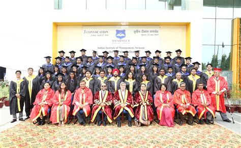 IIM SIRMAUR HOLDS ITS 3rd CONVOCATION -12 April 2019 | IIM Sirmaur ...