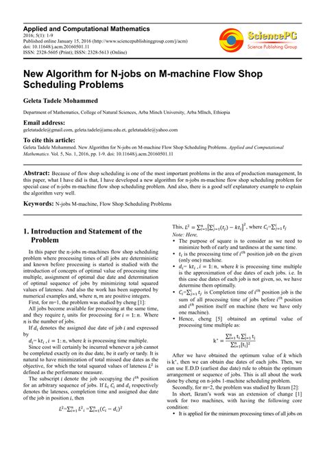 Image result for Two Machine N Job Algorithm INR