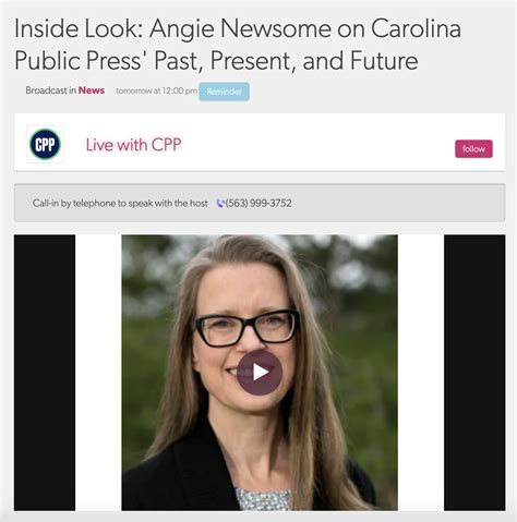 Listen to: Angie Newsome on Carolina Public Press' past, present, and ...