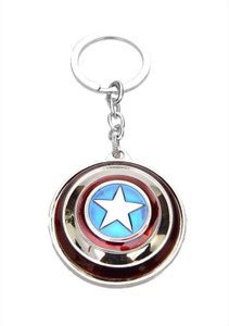 Case Finder Captain America Shield with inbuilt Spinner Key Chain Price ...