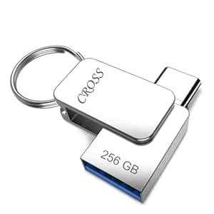 Pendrive 2 in 1 Flash Drive with USB A, Type-C Interface Mini Hangable ...
