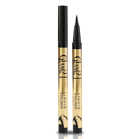 Buy Glam21 box sketch liquid eyeliner jet black 312 gm with precise tip ...
