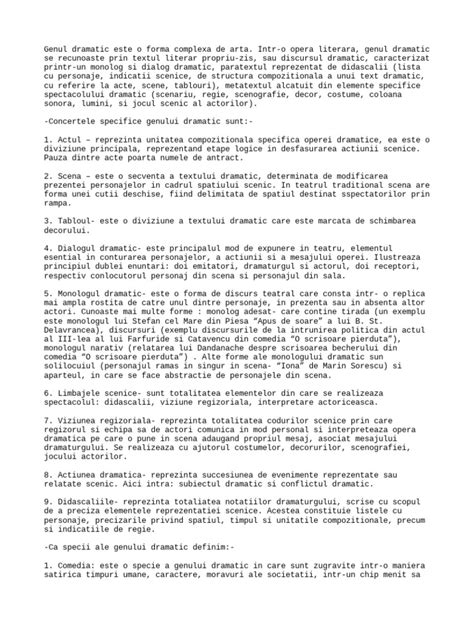 Image result for Subiectul 2 Opera Dramatica