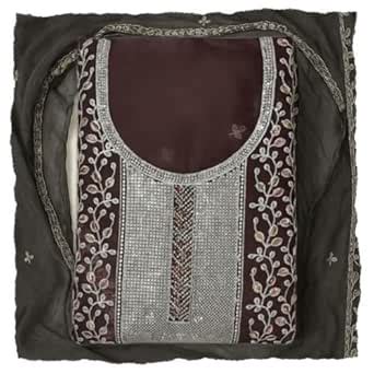 Buy ANAS FASHION World Women's Embroidered Salwar Suit Set With Dupatta ...