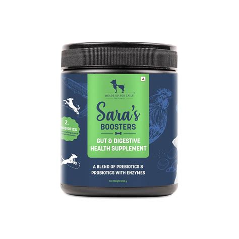 HUFT Sara's Boosters Gut & Digestive Health Supplement for Dogs – 200g ...
