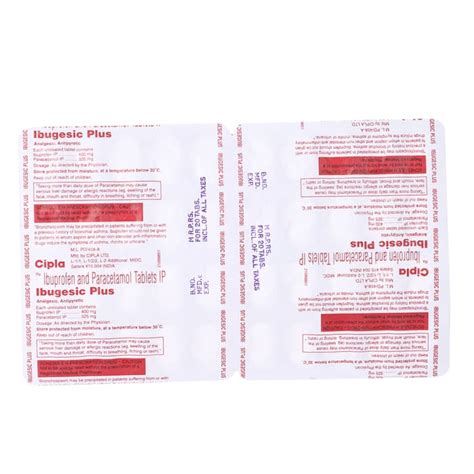 Buy Ibugesic Plus Tablet Online | 60 mins delivery | PillO.