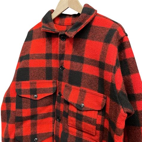 デッドストック 1990年代 ビンテージ FILSON GARMENT ウール マッキーノジャケット バッファローチェック Made in ...