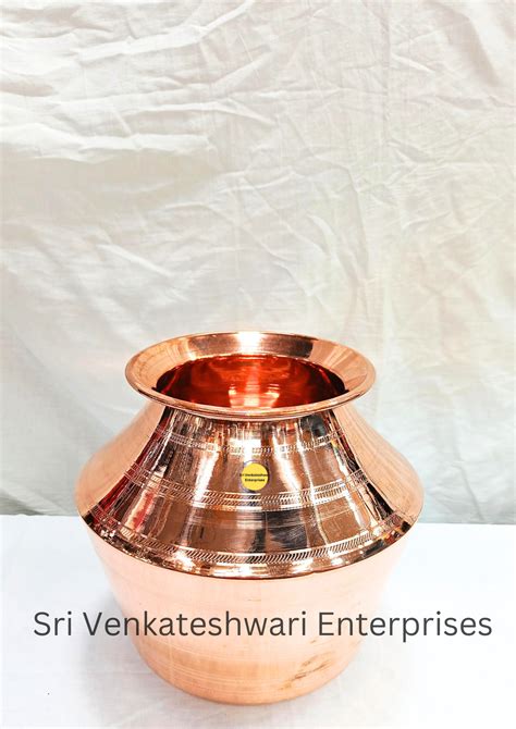 Copper Water Storage Paanai Pot – sri venkateshwari enterprises
