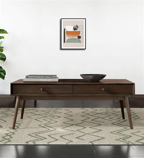 Isa Coffee Table In Dark Walnut Finish