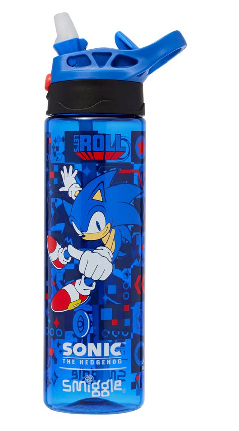 Smiggle Sonic The Hedgehog Plastic Flip Drink Bottle 650Ml – GIFT ...