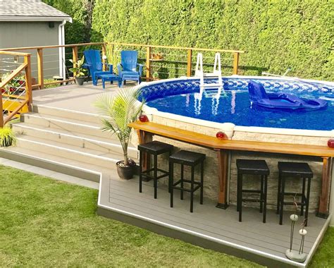 Above Ground Pools with a Deck: Ideas You Will Love