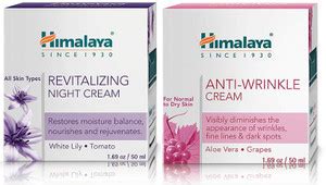 HIMALAYA Herbals Revitalizing Night Cream, 50ml and Herbals Anti ...