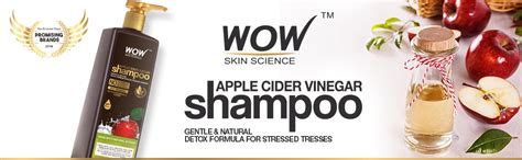 Buy WOW Skin Science Apple Cider Vinegar Shampoo - Restores Shine ...