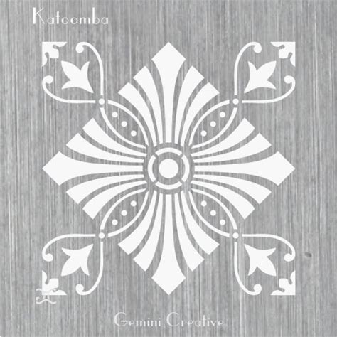 Katoomba tile stencil