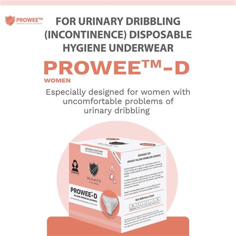 Buy PROWEE WOMEN'S DISPOSABLE MAJOR INCONTINENCE PANTY FOR VOLUME ...