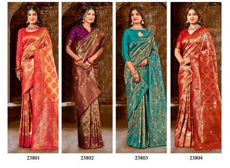Lifestyle Swaragni Vol 2 Jacquard Silk Sarees Collection