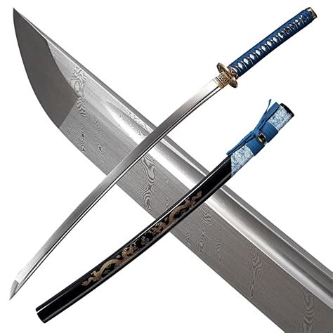 Buy entez Katana Sword Real Weapons Japanese Samurai Sword Metal Sharp ...