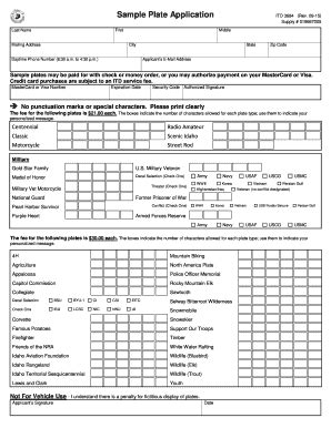 Fillable Online itd idaho ITD 3684 (Rev Fax Email Print - pdfFiller