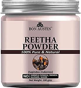 Bon Austin Natural Reetha Powder(100 Gms) : Amazon.in: Beauty