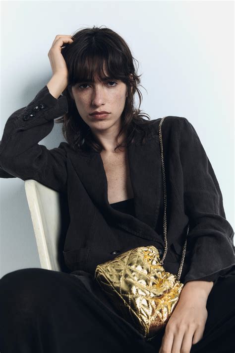 sac seau matelassé zara