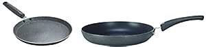 Buy Prestige Omega Deluxe Granite Dosa Tawa, 28 cm, Black & Prestige ...