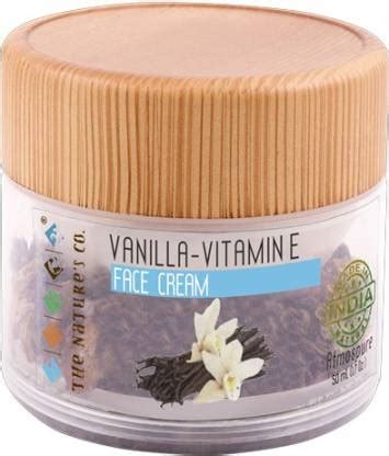 The Natures Co Vanilla Vitamin E Face Cream - Price in India, Buy The ...