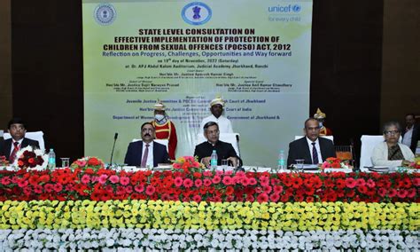 Jharkhand HC, State- Level Consultation, POCSO Act, Judicial Academy ...