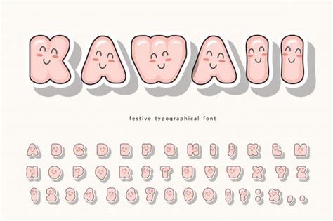 bubble kawaii font
