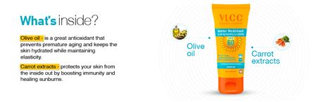 VLCC Water Resistant Sunscreen Gel Creme SPF 60 PA+++, Long Lasting ...