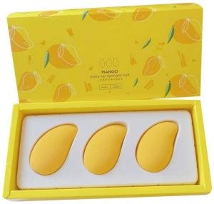 Cosluxe Makeup Sponge Set,3 Pcs Pack Mango Shape Beauty Blender ...