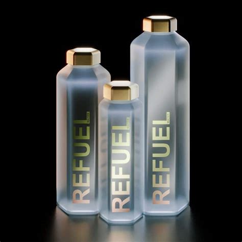 Water bottle in Hexagon 3 sizes | Freelancer