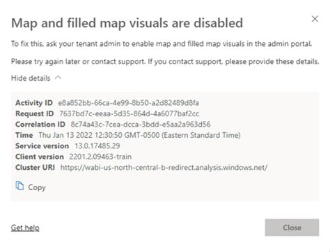 Image result for Why Power BI Remote Map Error