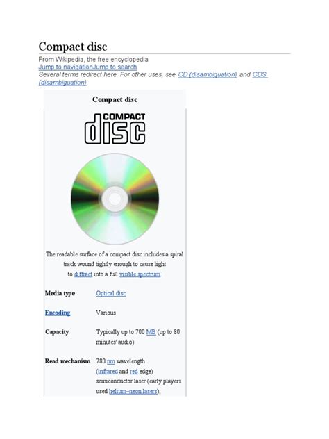 The Evolution of the Compact Disc: A Concise History of the Development ...