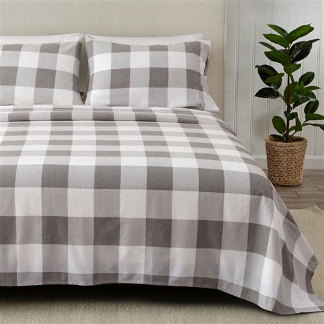 Great Bay Home Flannel Sheet Set 100% Turkish Cotton | Deep Pocket ...