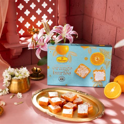 Haldiram's Nagpur Orange Burfee 500 grams : Amazon.in: Grocery ...