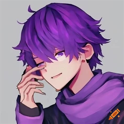 Smiling anime character with spiky hair on Craiyon