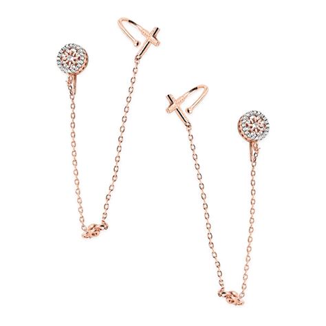 Rose Gold Long Dangling Earrings – VOYLLA