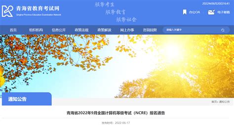 2014年9月青海计算机一级成绩查询网站：教育部考试中心综合查询网