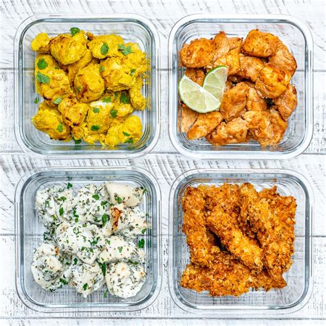 One Sheet Pan Meal Prep Chicken 4 AWESOME Ways! | Clean Food Crush