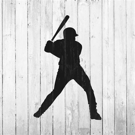 Baseball Player Silhouette