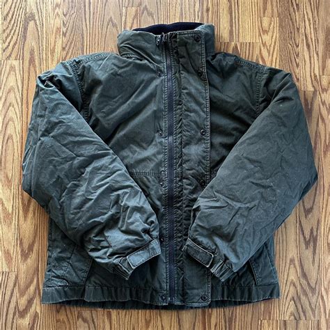 Olive Green Eddie Bauer puffer jacket. Great for... | Depop